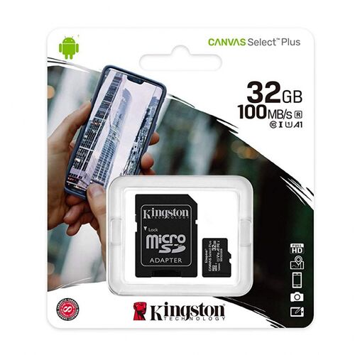 Tarjeta Micro Sd 32Gb Kingston 100MB/s