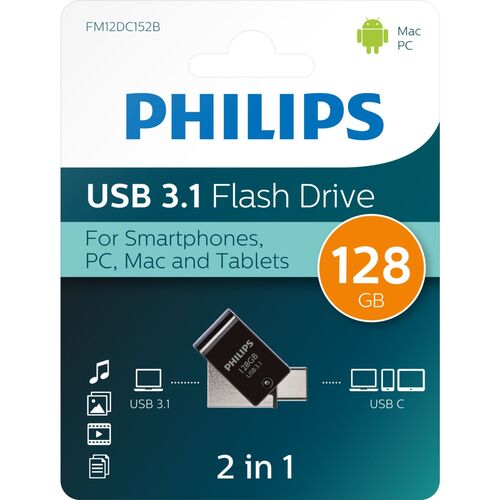 MEMORIA USB 3.1 FLASH DRIVE TIPO C 128Gb